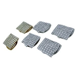 NEW VINTAGE RHINESTONE SCARF CLIP BUNDLE